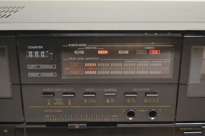 JVC TD-W222 Double Cassette Deck * Fully Serviced * New Belts