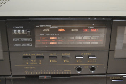 JVC TD-W222 Double Cassette Deck * Fully Serviced * New Belts