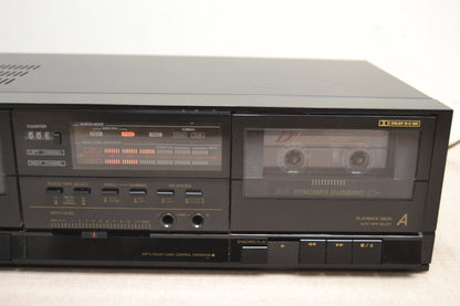 JVC TD-W222 Double Cassette Deck * Fully Serviced * New Belts
