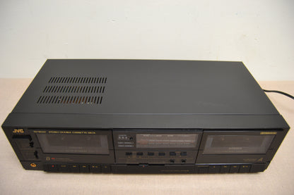 JVC TD-W222 Double Cassette Deck * Fully Serviced * New Belts