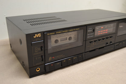 JVC TD-W222 Double Cassette Deck * Fully Serviced * New Belts