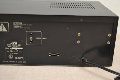 JVC TD-W222 Double Cassette Deck * Fully Serviced * New Belts