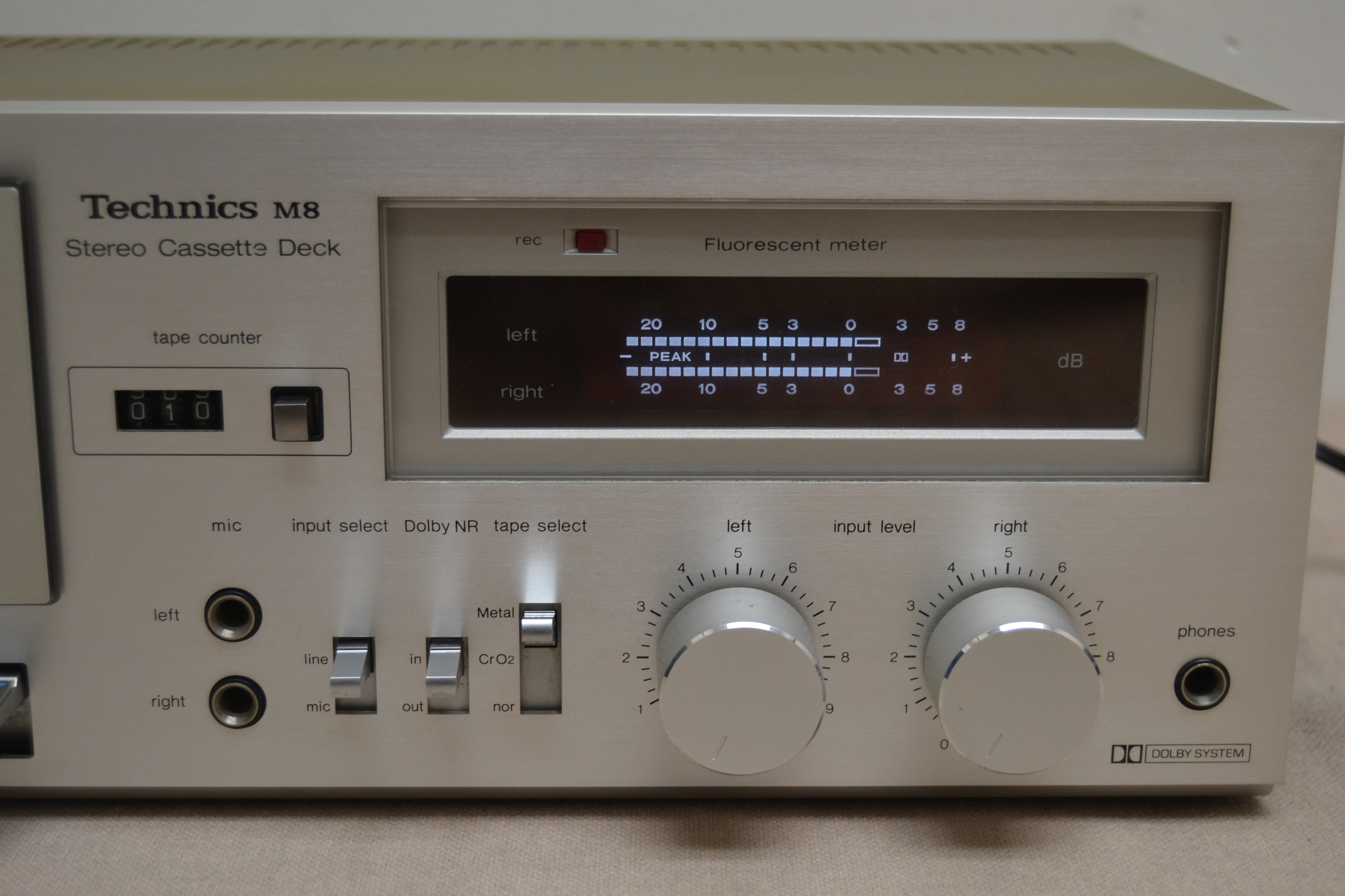 Technics RS-M8 Single Cassette Deck * Fully Serviced * New Belts