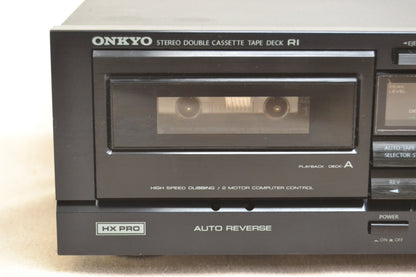 Onkyo TA-RW400 Double Cassette Deck * Fully Serviced * New Belts