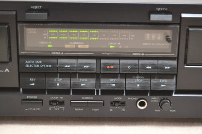 Onkyo TA-RW400 Double Cassette Deck * Fully Serviced * New Belts