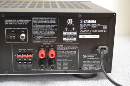 Yamaha RX-V379 Stereo Receiver * 70W RMS * 4K Color * Bluetooth * Remote