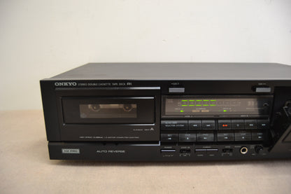 Onkyo TA-RW400 Double Cassette Deck * Fully Serviced * New Belts