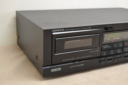 Onkyo TA-RW400 Double Cassette Deck * Fully Serviced * New Belts