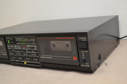 Nikko D-60W Double Cassette Deck * Programmable * Fully Serviced * New Belts