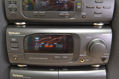 Technics SC-CH717 Mini Changer System * Complete System Fully Serviced and Functional ! * 60W RMS