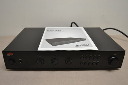 Adcom GFP-715 Stereo Preamplifier * Manual