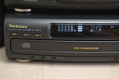 Technics SC-CH717 Mini Changer System * Complete System Fully Serviced and Functional ! * 60W RMS