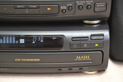 Technics SC-CH717 Mini Changer System * Complete System Fully Serviced and Functional ! * 60W RMS