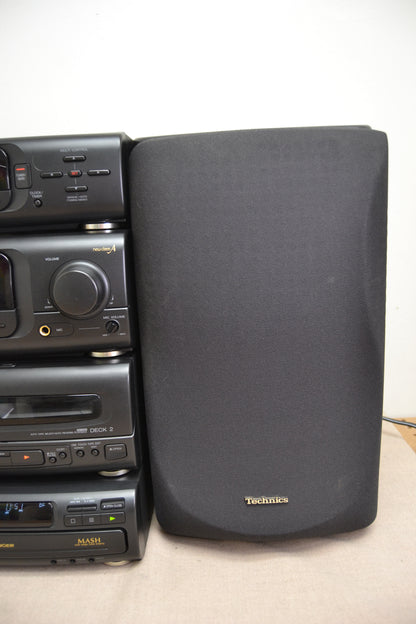 Technics SC-CH717 Mini Changer System * Complete System Fully Serviced and Functional ! * 60W RMS