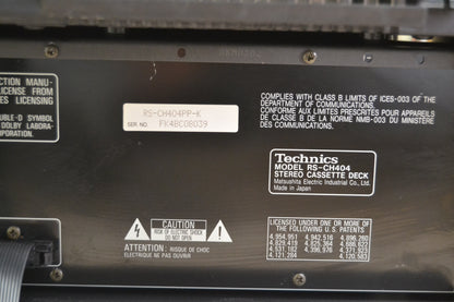 Technics SC-CH717 Mini Changer System * Complete System Fully Serviced and Functional ! * 60W RMS