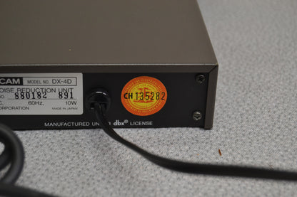 Tascam DX-4D  DBX Noise Reduction System (1982-89)