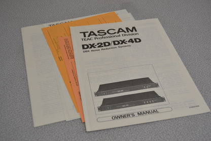 Tascam DX-4D  DBX Noise Reduction System (1982-89)