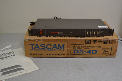 Tascam DX-4D  DBX Noise Reduction System (1982-89) * Box * Manual