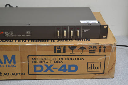 Tascam DX-4D  DBX Noise Reduction System (1982-89) * Box * Manual