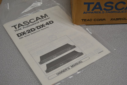 Tascam DX-4D  DBX Noise Reduction System (1982-89) * Box * Manual
