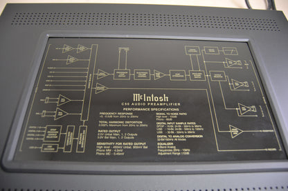 McIntosh C50 Stereo Preamplifier * Remote * Manual * Box * MINT !!