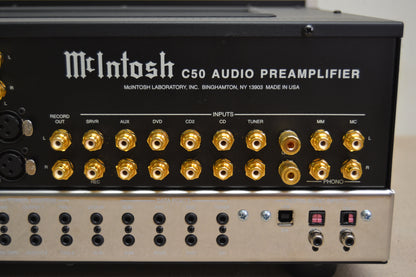 McIntosh C50 Stereo Preamplifier * Remote * Manual * Box * MINT !!