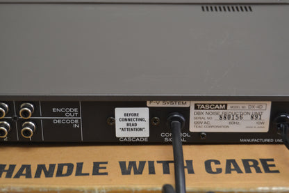 Tascam DX-4D  DBX Noise Reduction System (1982-89) * Box * Manual