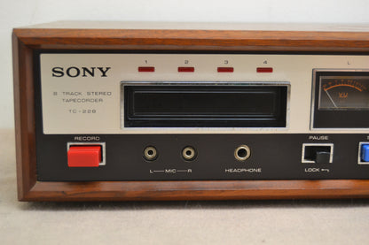 Sony TC-228 Eight Track Recorder * Fully Serviced * New Belts