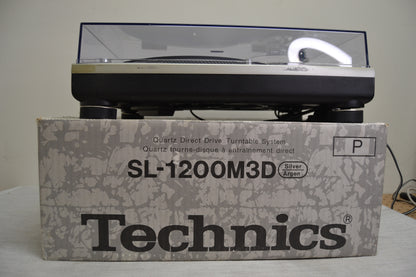 Technics SL-1200M3D Direct Drive DJ Turntable * Box * Ortofon DJ Cartridge * Fully Serviced