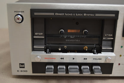 Dual C830 Single Cassette Deck * 3 Heads * Fully Serviced