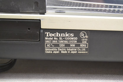 Technics SL-1200M3D Direct Drive DJ Turntable * Box * Ortofon DJ Cartridge * Fully Serviced