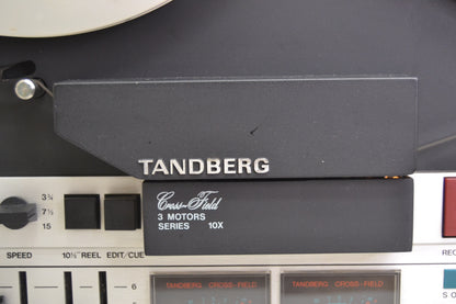 Tandberg 10X Reel to Reel Deck * 10in reels * Hub Adaptors * Fully Serviced * Reels are NOT included
