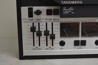 Tandberg 10X Reel to Reel Deck * 10in reels * Hub Adaptors * Fully Serviced * Reels are NOT included
