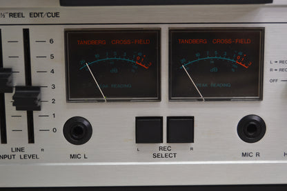 Tandberg 10X Reel to Reel Deck * 10in reels * Hub Adaptors * Fully Serviced * Reels are NOT included