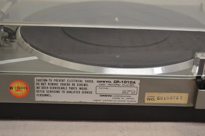 Onkyo CP-1010A Semi Automatic Belt Drive Turntable * NEW Audio Technica Cartridge