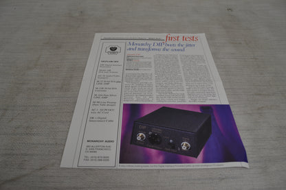 Monarchy Audio DIP MKII * Digital Interface Processor * Fully Serviced * Manual