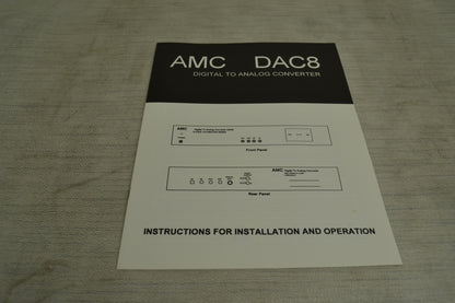 AMC DAC8 Weltronics Digital to Analog Converter * Fully Serviced * Manual