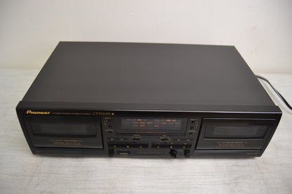 Pioneer CT-W205R Double Cassette Deck * Fully Serviced New Belts