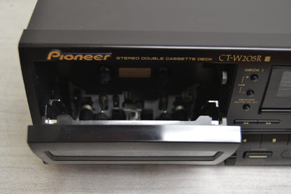Pioneer CT-W205R Double Cassette Deck * Fully Serviced New Belts