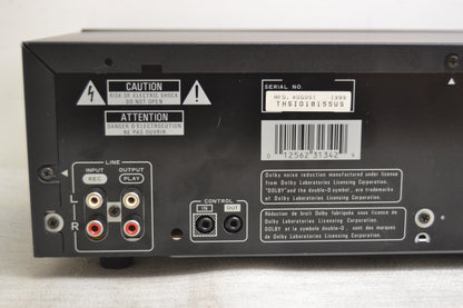 Pioneer CT-W205R Double Cassette Deck * Fully Serviced New Belts