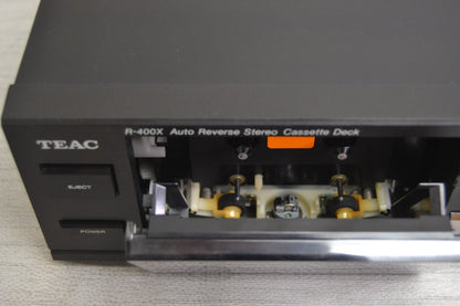Teac R-400X Single Cassette Deck * Fully Service with New Belts * Box * Manual