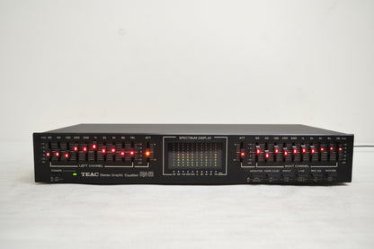 Teac EQA-20 Stereo Graphic Equalizer with Sprectrum Analyzer * Fully Serviced *