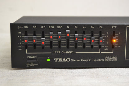 Teac EQA-20 Stereo Graphic Equalizer with Sprectrum Analyzer * Fully Serviced *