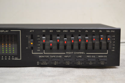 Teac EQA-20 Stereo Graphic Equalizer with Sprectrum Analyzer * Fully Serviced *