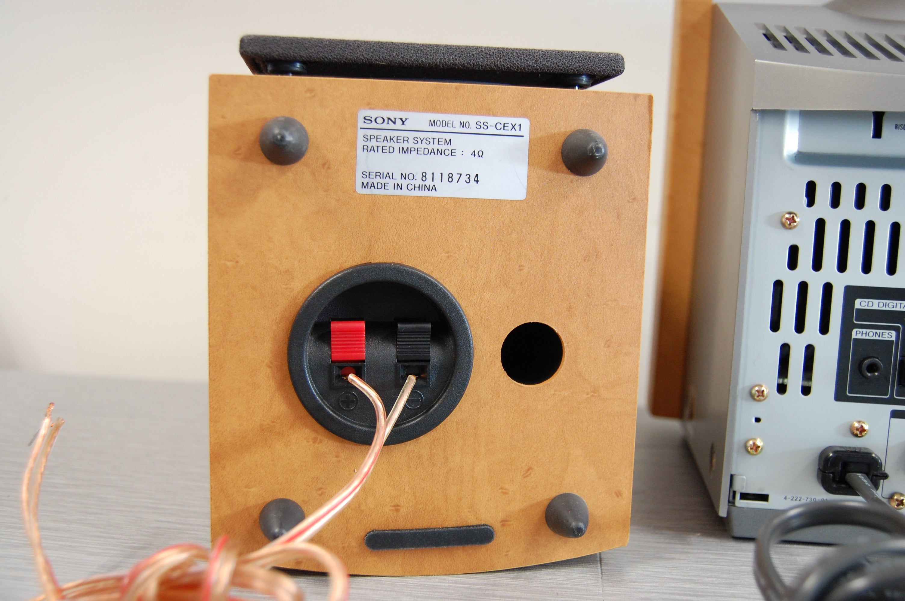 Sony CMT-EX1 Audio Shelf System – The Turntable Store