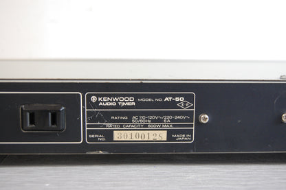 Kenwood AT-50 Audio Timer * SN128 * 1983