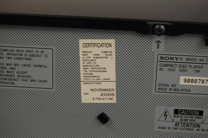 Sony CDP-CX355