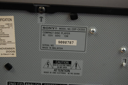 Sony CDP-CX355