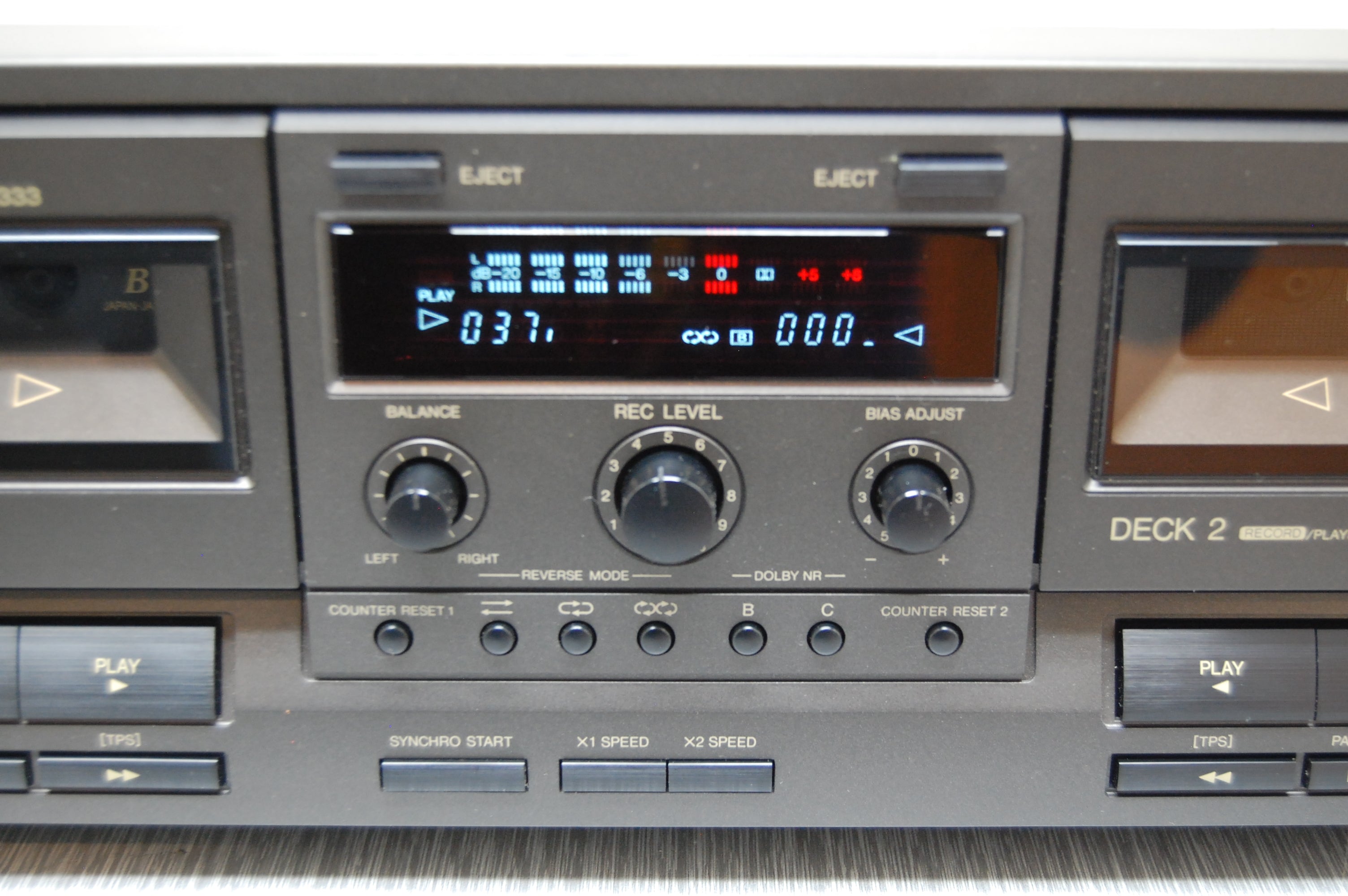 Technics RS-TR333 Double Cassette Deck – The Turntable Store