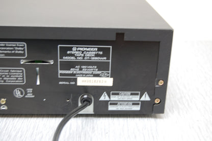 Pioneer CT-1280WR Double Cassette Deck * Manual